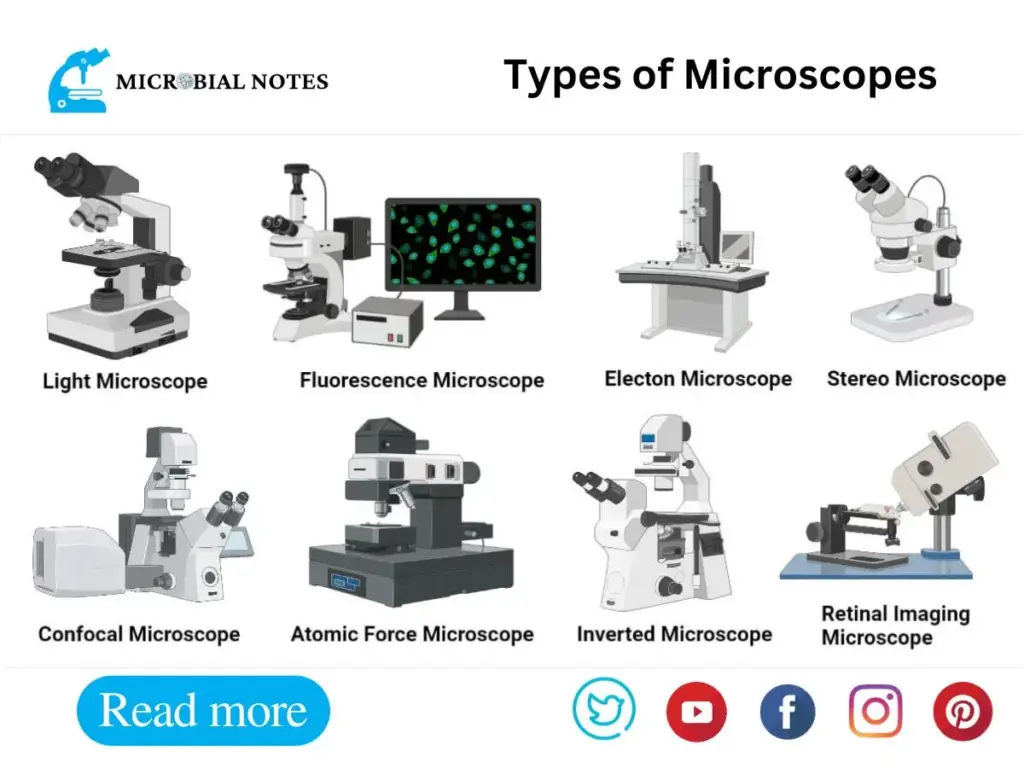 types of microscopes